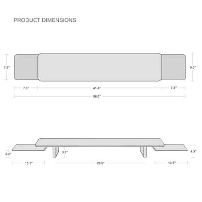 Note Tower Wood Desk Shelf - NOTETOWER