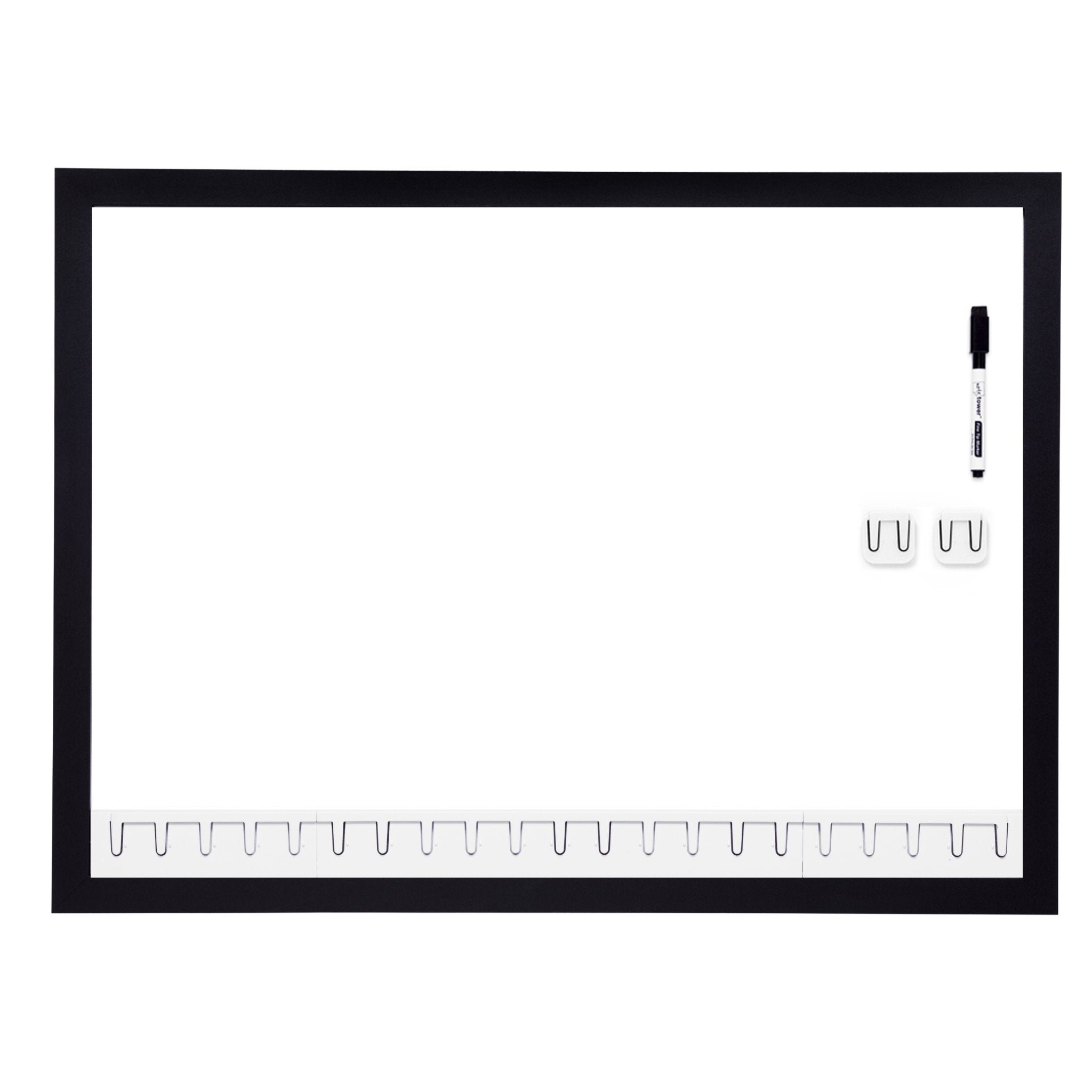 Note Tower 17" x 23" Black Wood Framed Combo Board - NOTETOWER LLC.